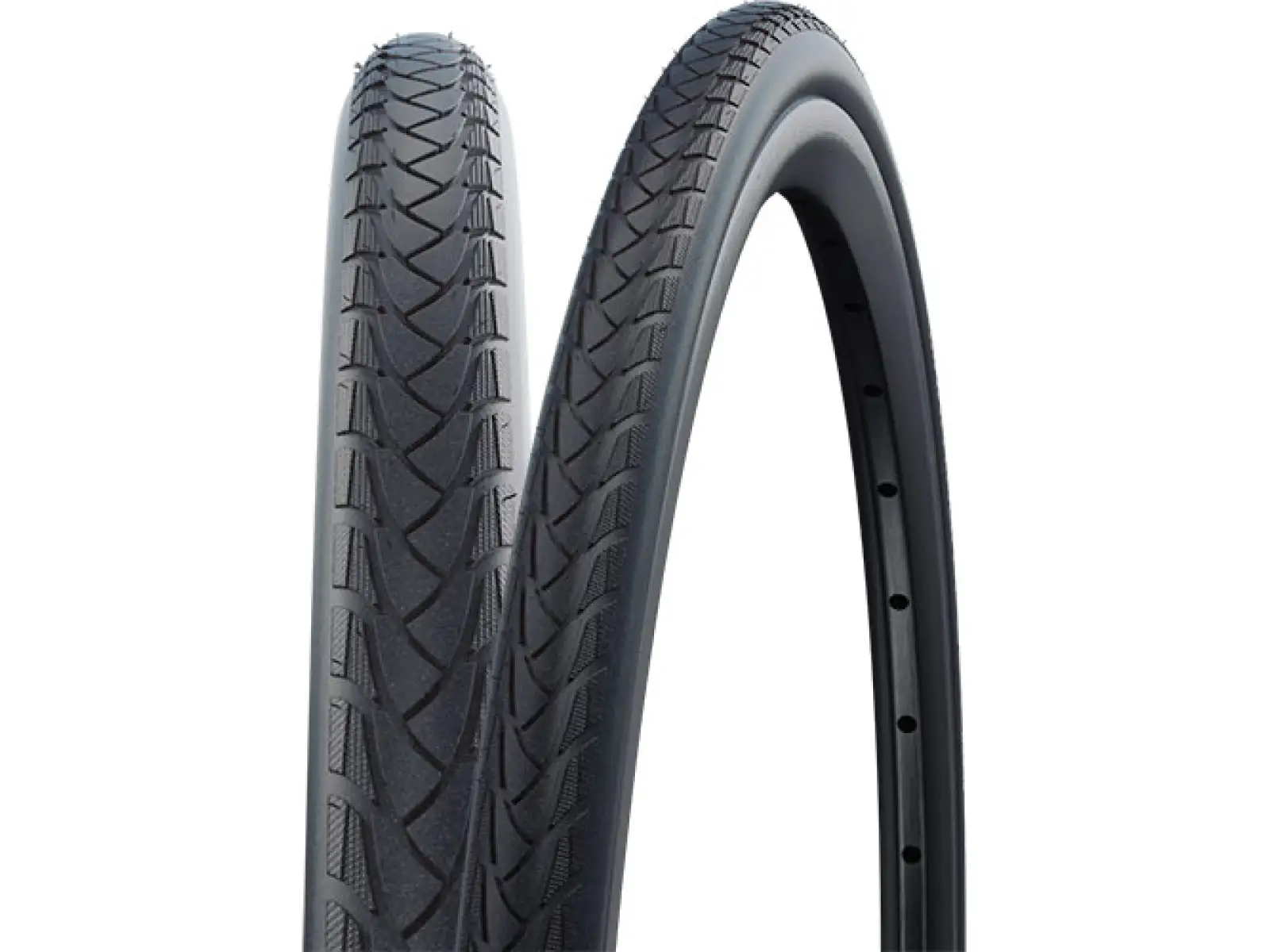 Schwalbe Marathon Plus Rollstuhlreifen 24x1,00" Draht schwarz