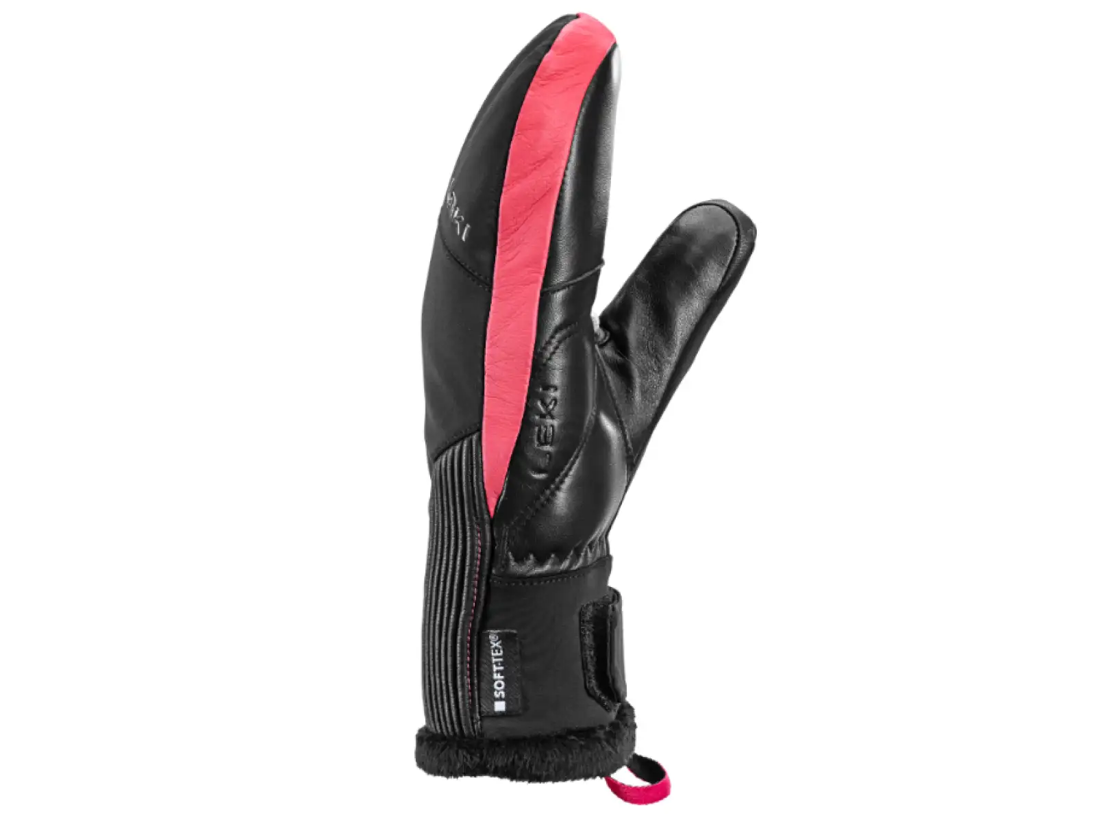 Leki Vallarta 3D Women Mitt Damen Fäustlinge Black-Rose