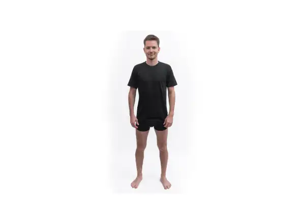 Sensor Merino Cordura Herren T-Shirt kurzarm schwarz