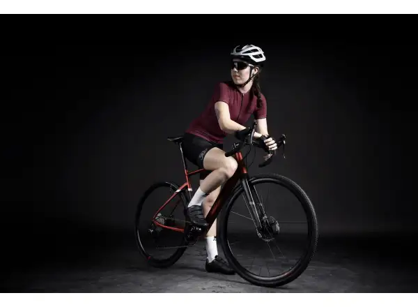 Force Charm Damen Kurzarmtrikot burgund