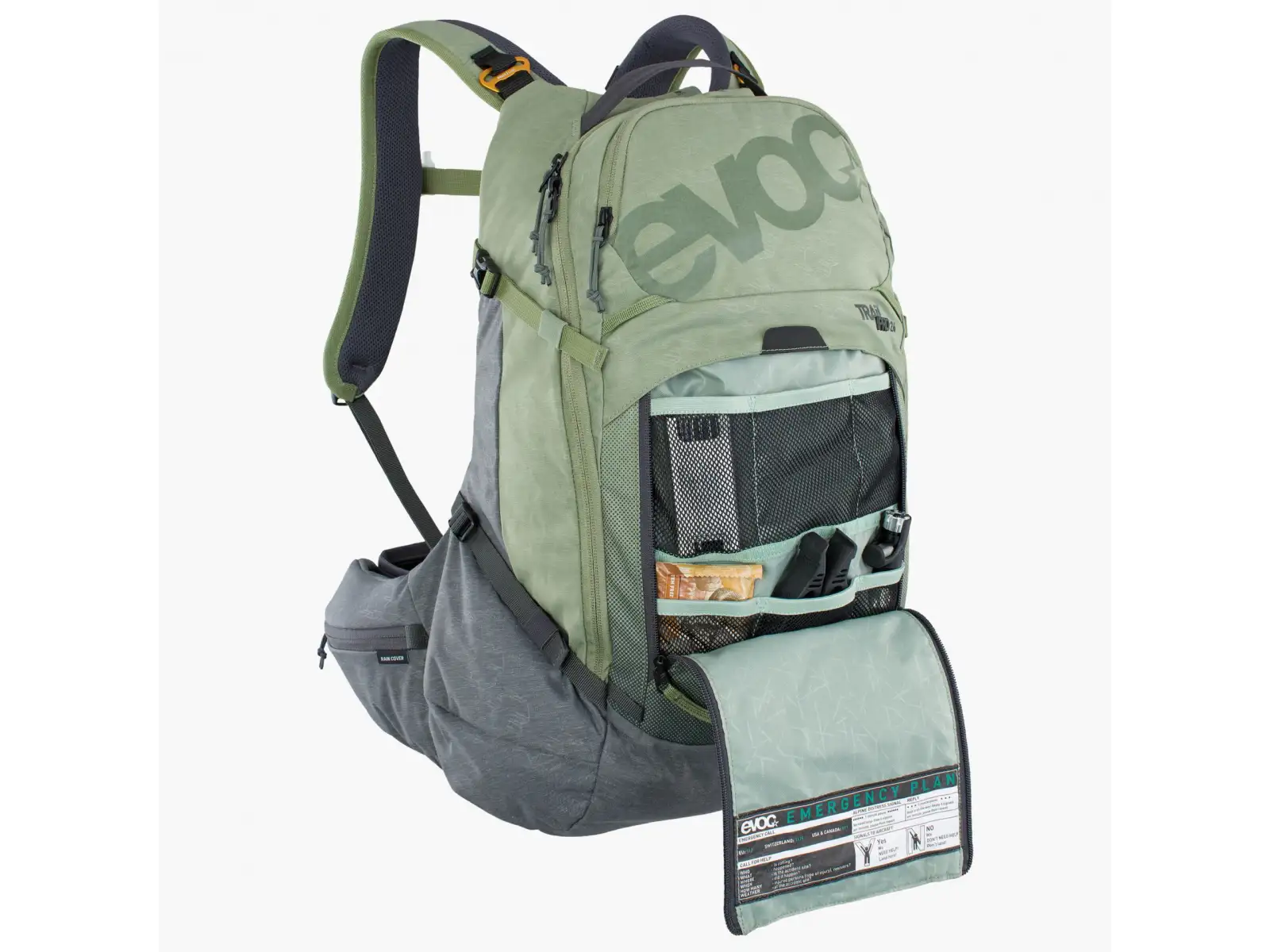 Evoc Trail Pro 26 Rucksack 26 l helloliv/kohlegrau