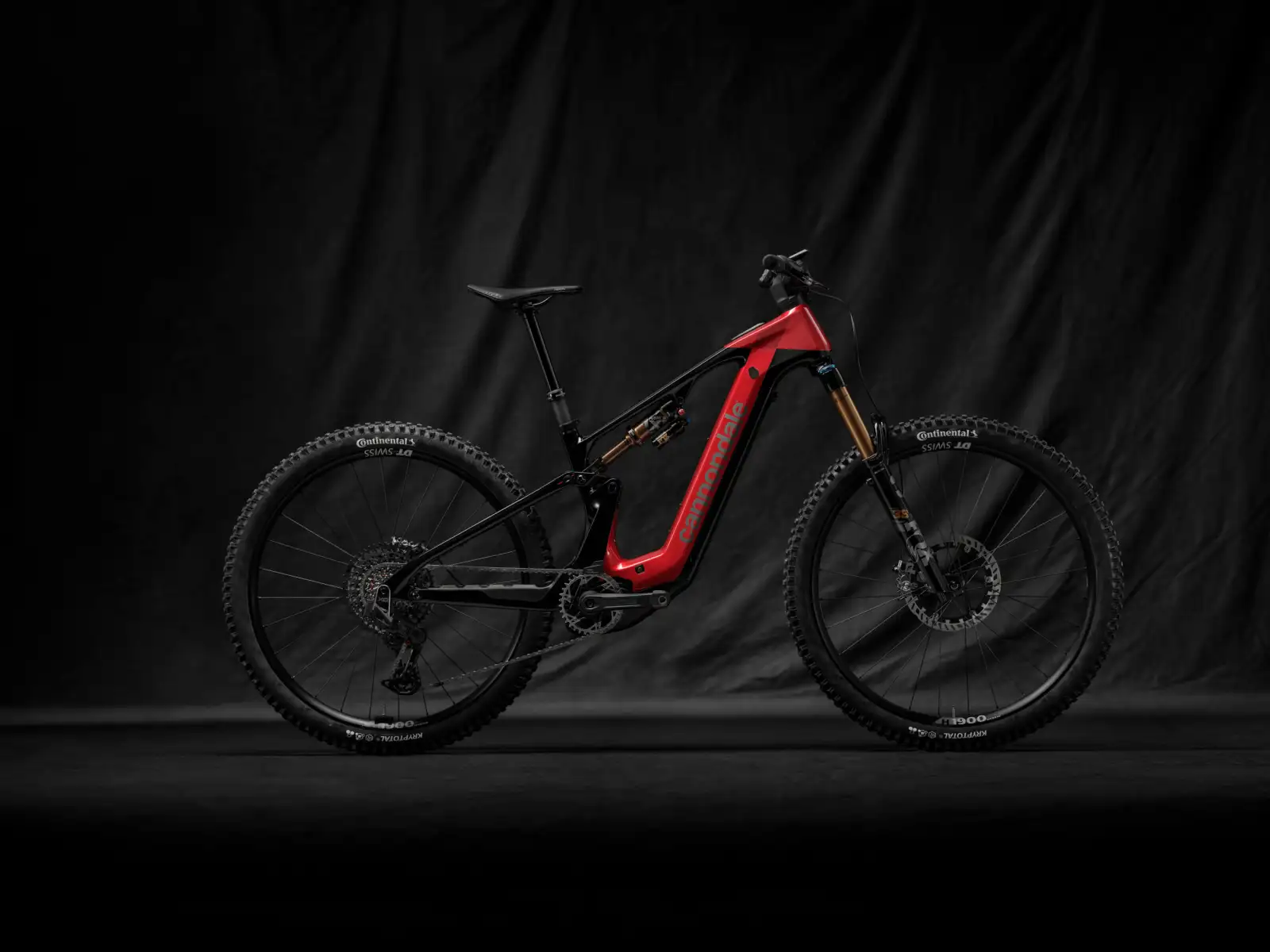 Cannondale Moterra Carbon 1 vollgefedertes Elektrofahrrad Metallic Red