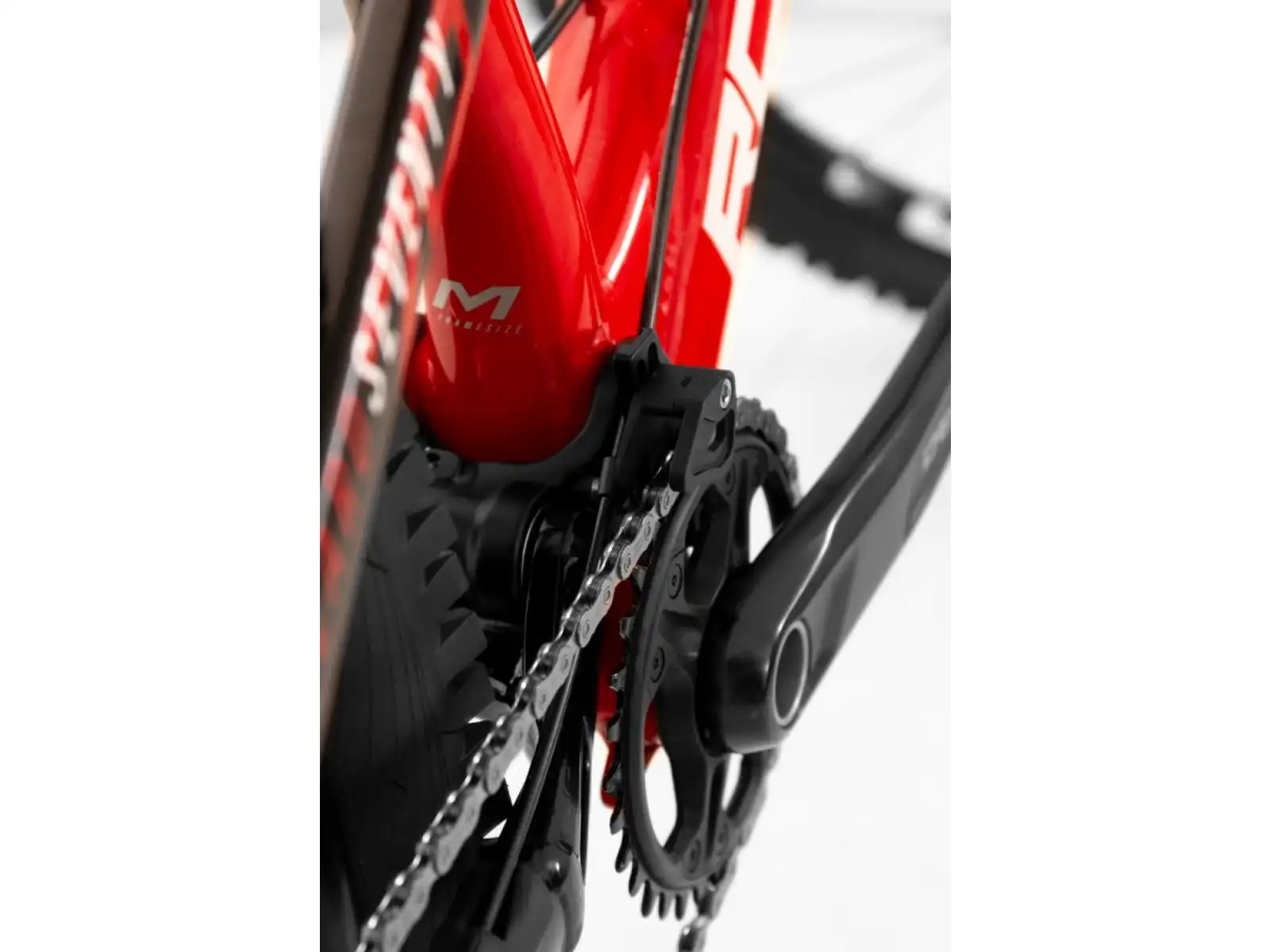 Rock Machine Blizzard 70-297 rot/weiß vollgefedertes Mountainbike