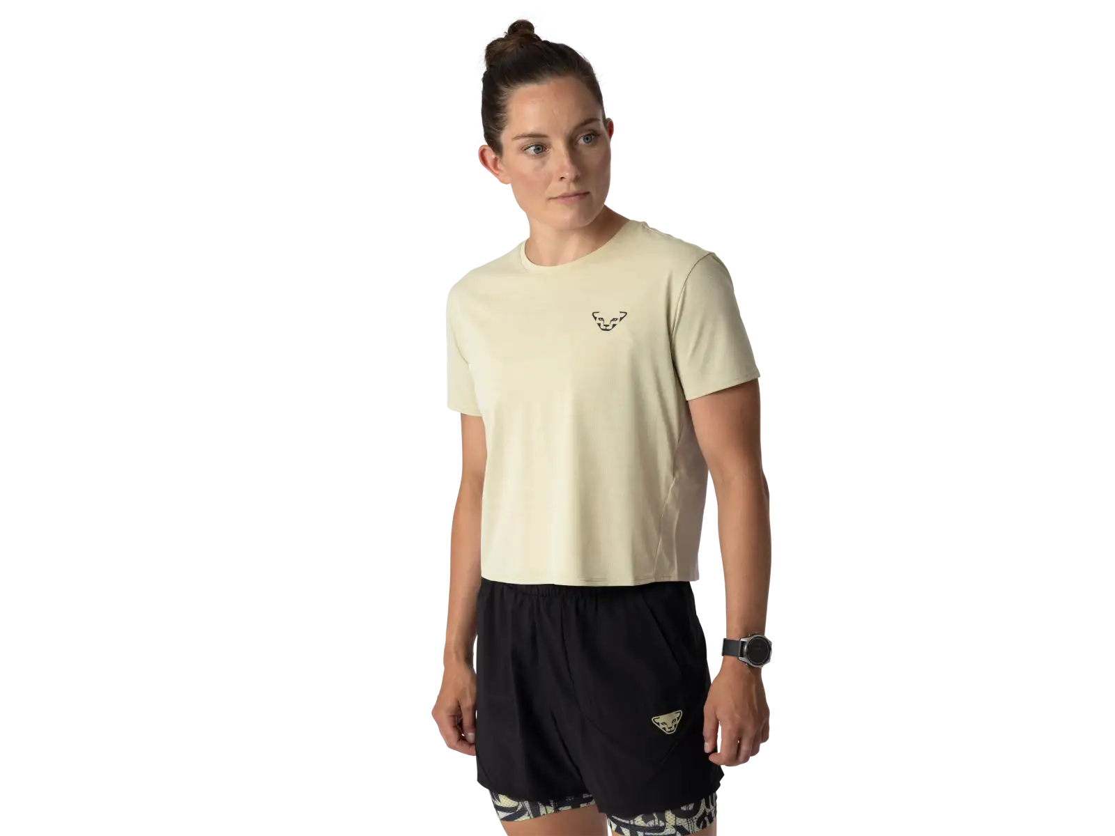Dynafit Trail Damen Laufshirt kurze Ärmel Overcast