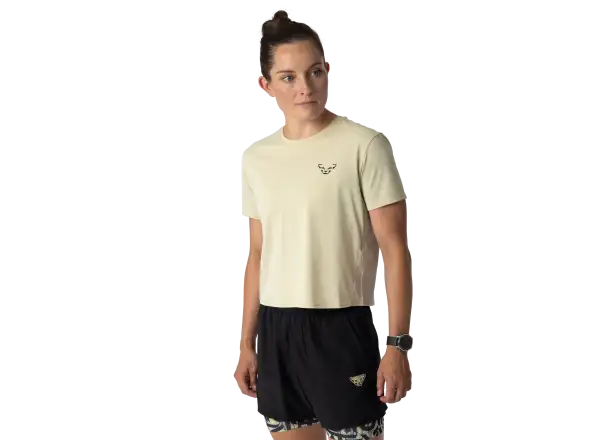 Dynafit Trail Damen Laufshirt kurze Ärmel Overcast