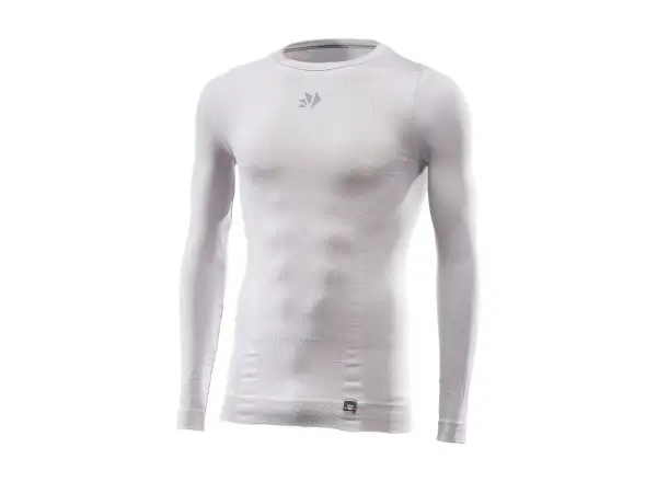 SIXS TS1 V2 Funktionsshirt Langarm Silber/Weiß