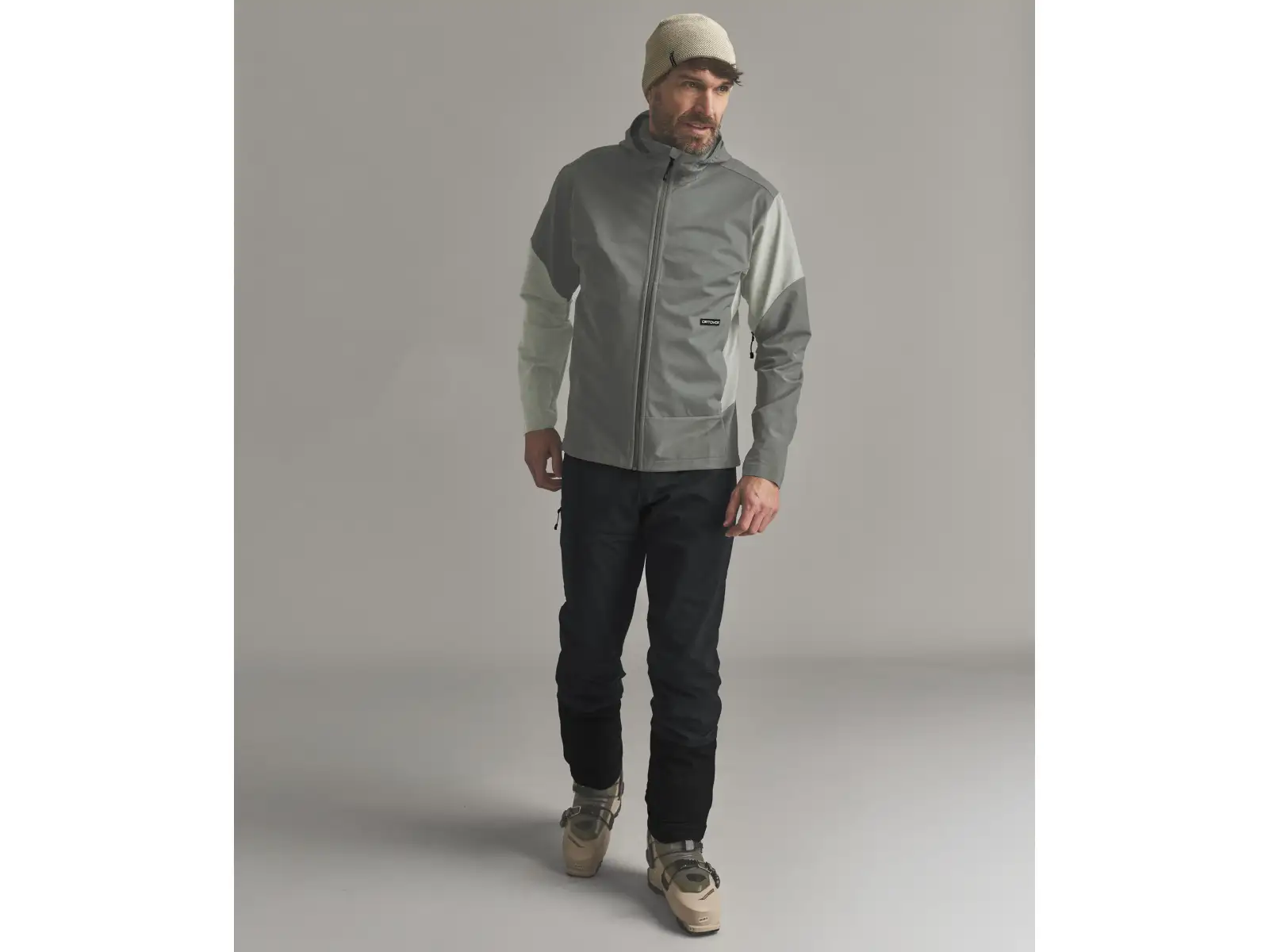 Ortovox Ortler Softshell Plus Jacket Herren Softshelljacke Dark Sage