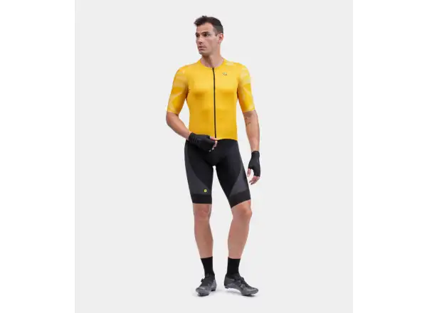 Fahrradtrikot Alé R-EV1 Artika Herren kurzarm gelb