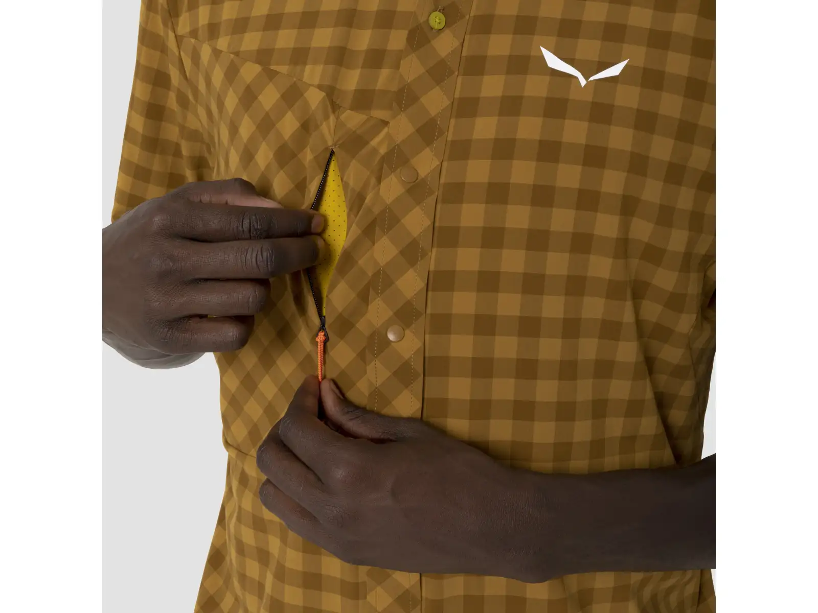 Salewa Puez Dry Herrenhemd Bombay Brown