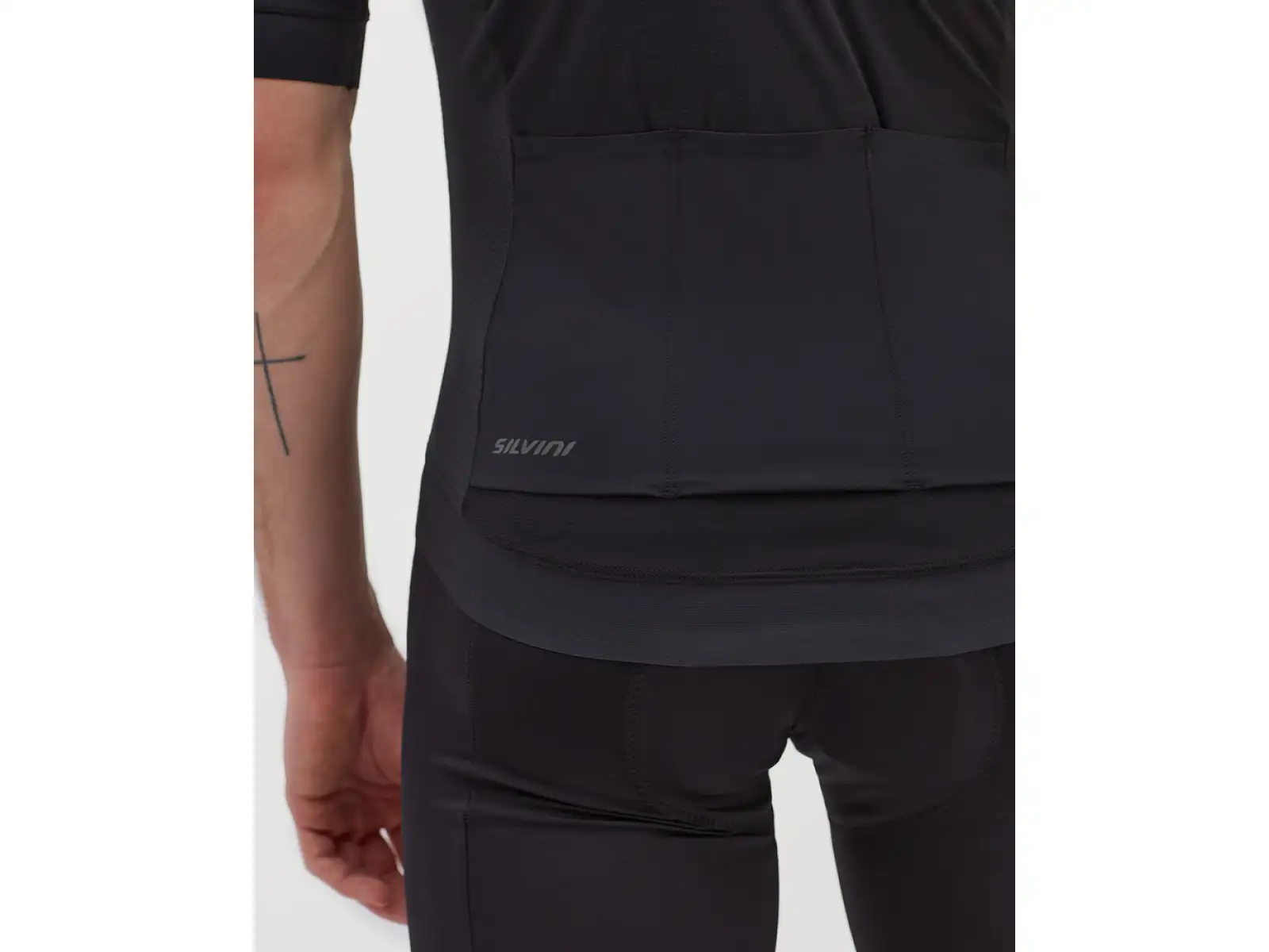 Silvini Ansino Herren Kurzarmtrikot schwarz/weiß