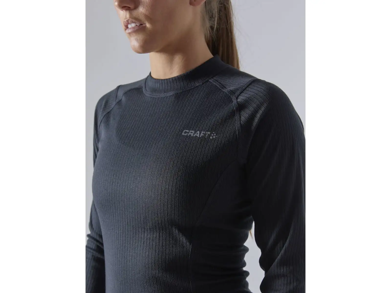 Craft Core Dry Baselayer Damen Set Langarmshirt + Hosen Black