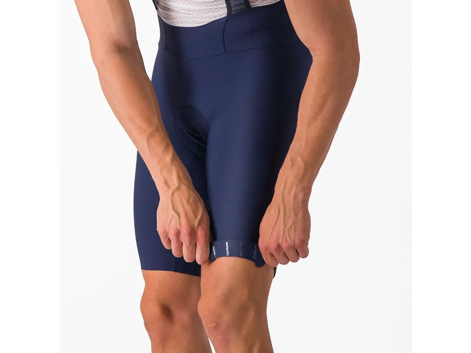 Castelli Espresso 3 Herren-Shorts mit Einsatz und Träger Belgian Blue
