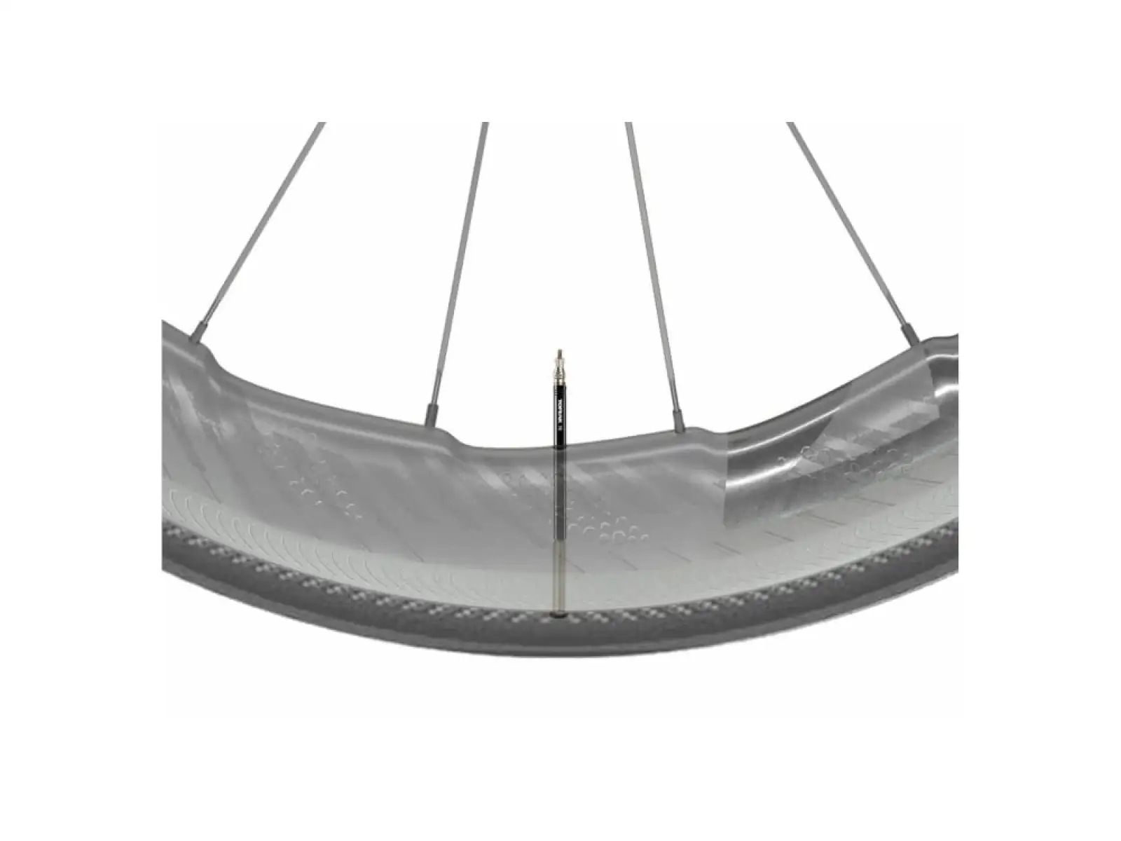 Topeak Ventilverlängerung 70 mm Schwarz