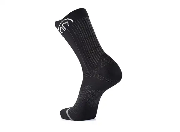 Sidas Run Anatomic Crew Laufsocken schwarz