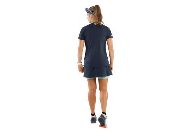 Dynafit Alpine 2 Damen T-Shirt mit kurzen Ärmeln Marineblau