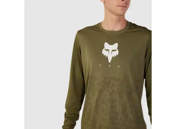 Fox Ranger Tru Dri Herren Langarmtrikot Olive Green
