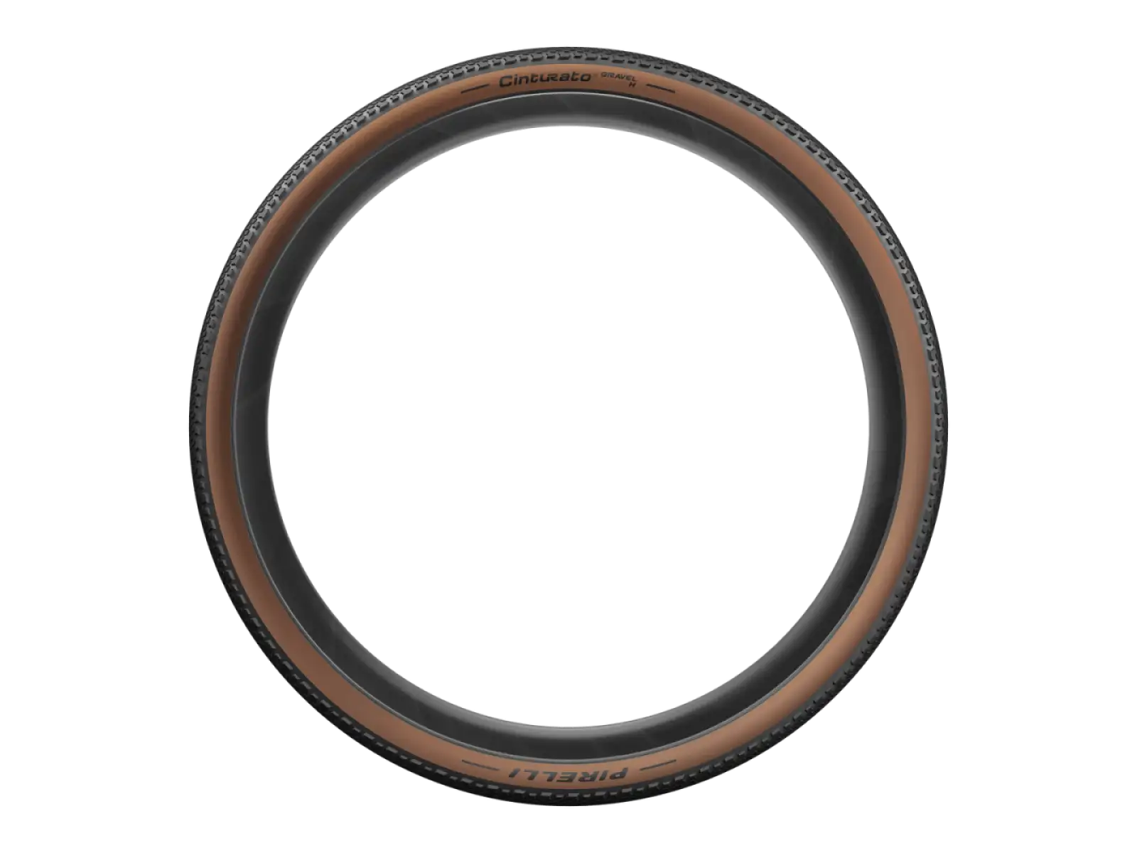 Pirelli Cinturato Gravel H Classic TLR 27,5" Reifen mit Kevlar und Tanwall-Oberfläche.