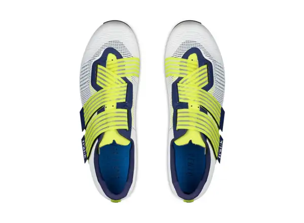 Fizik Vento Powerstrap Aerowave Herren Rennradschuhe Movi Yellow/White