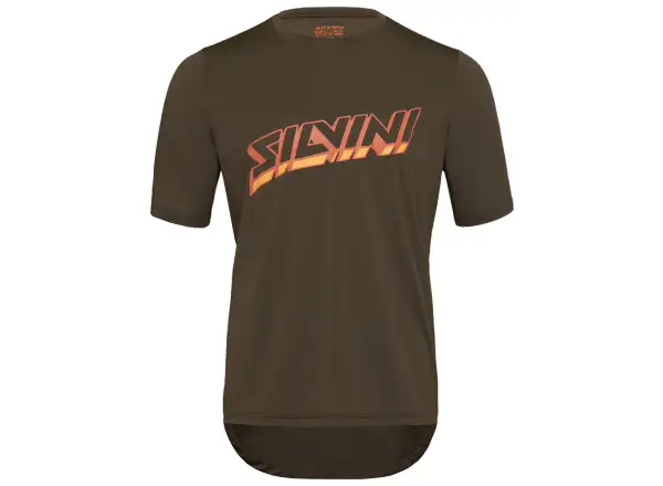 Silvini Denno Herrentrikot Kurzarm Olive