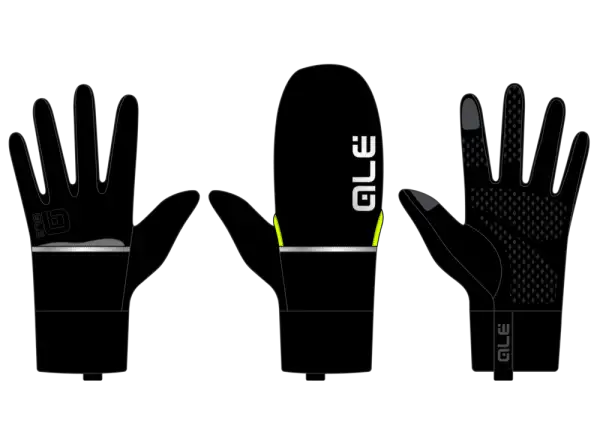 Alé Accessori Scirocco Radhandschuhe in Schwarz