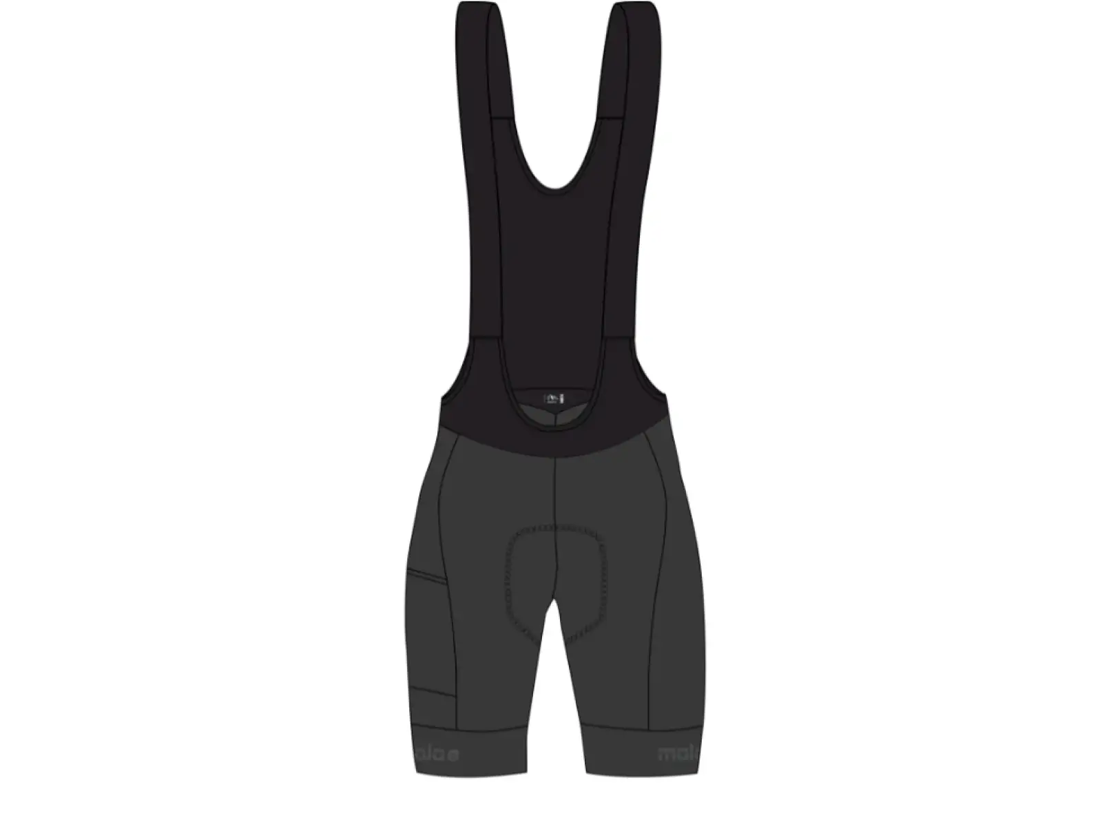 Maloja SaleschM Herrenshorts mit Einsatz und Träger Deep Black