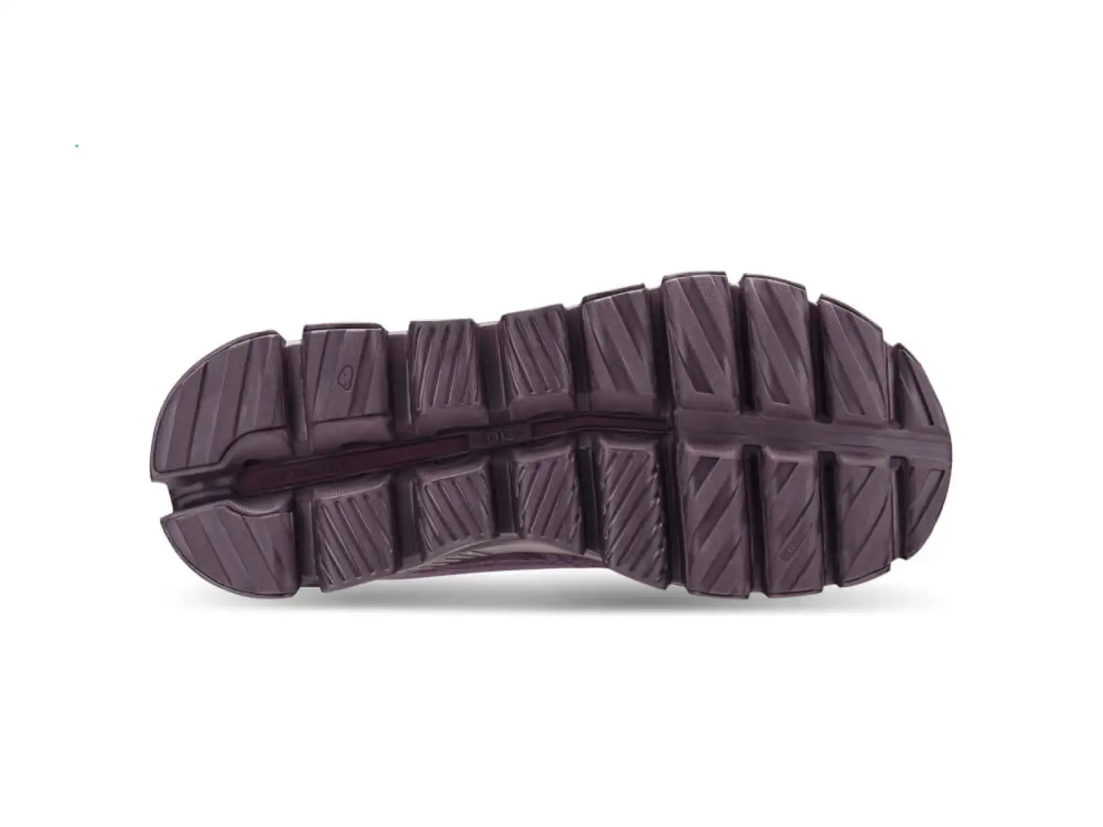 Auf Cloud Hi Monochrome Damen-Schuhe in Mullberry-Farbe.