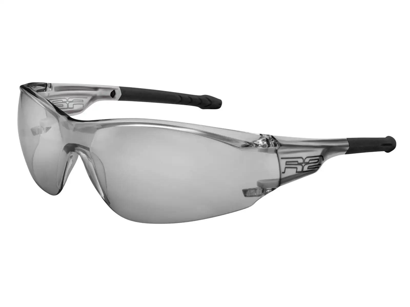 R2 Alligator 2 Fahrradbrille glänzend grau/grau