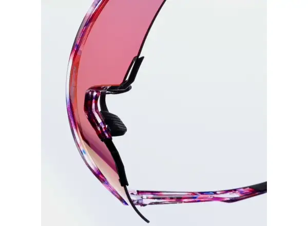 100% S3 Brille FDJ Gloss Translucent Red/Blue/HiPER Fire Red Mirror Lens
