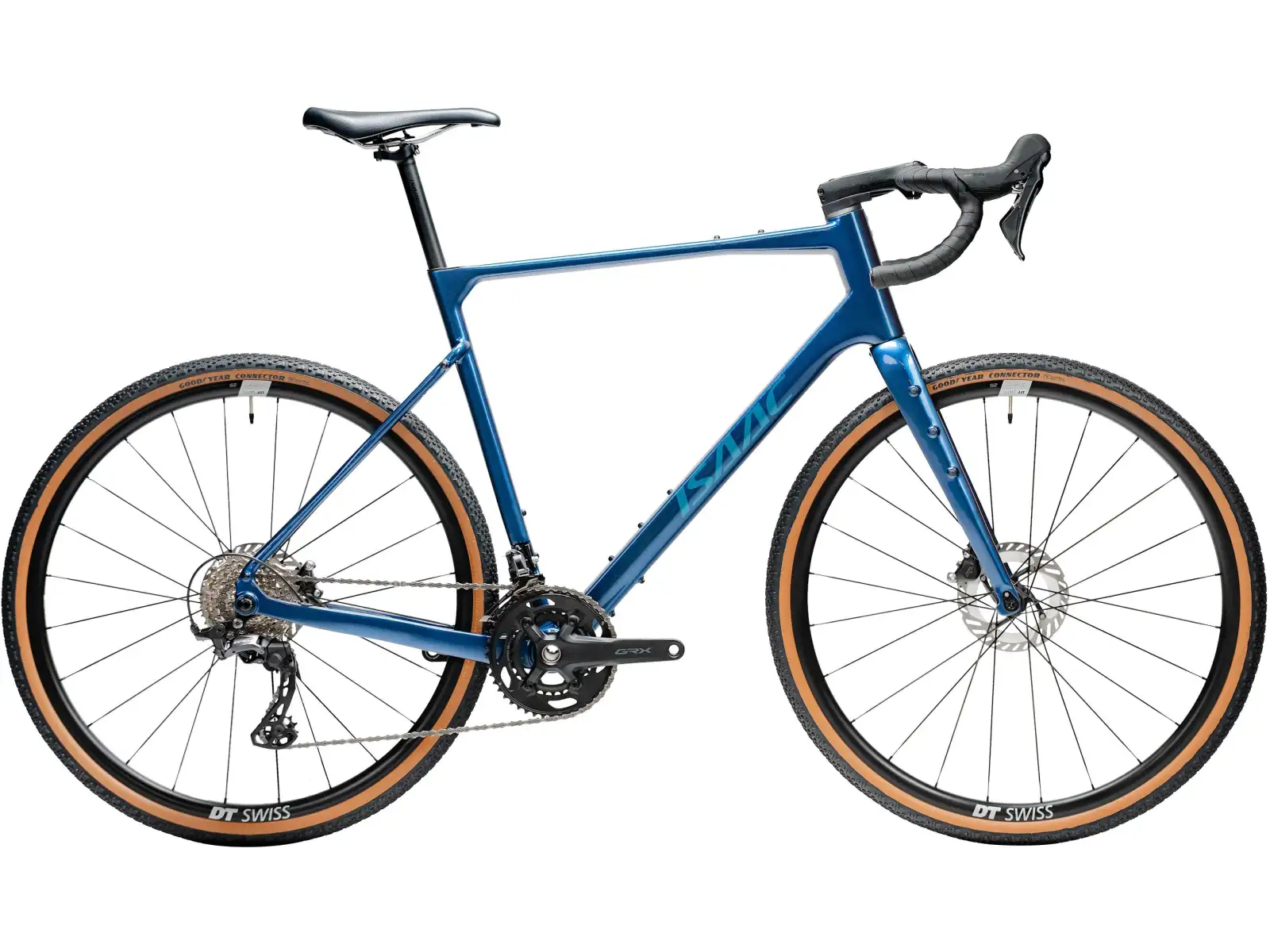 Isaac Kaon GRX610/820 2x12 Gravel Fahrrad Saphire Blue
