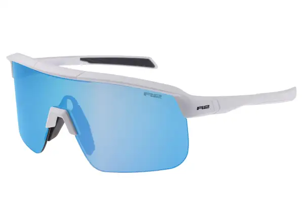 R2 Fusion Sonnenbrille weiß/rauchfarben/ice blue chrom