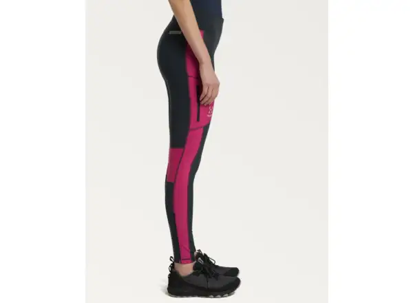 Haglöfs L.I.M Winter elastische Damenhose dunkelgrau/rosa