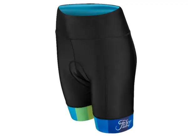 Force Victory Damen Shorts mit Polsterung Schwarz/Blau
