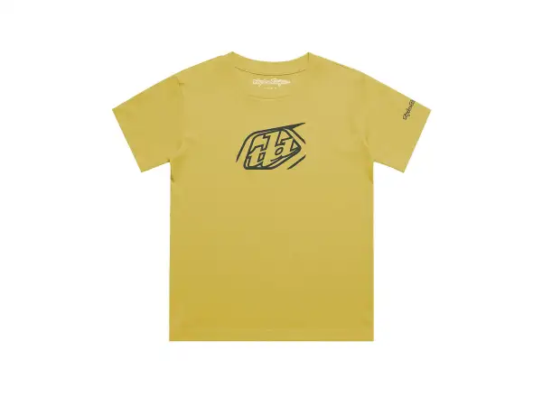 Troy Lee Designs Badge Kinder T-Shirt mit kurzen Ärmeln Butter