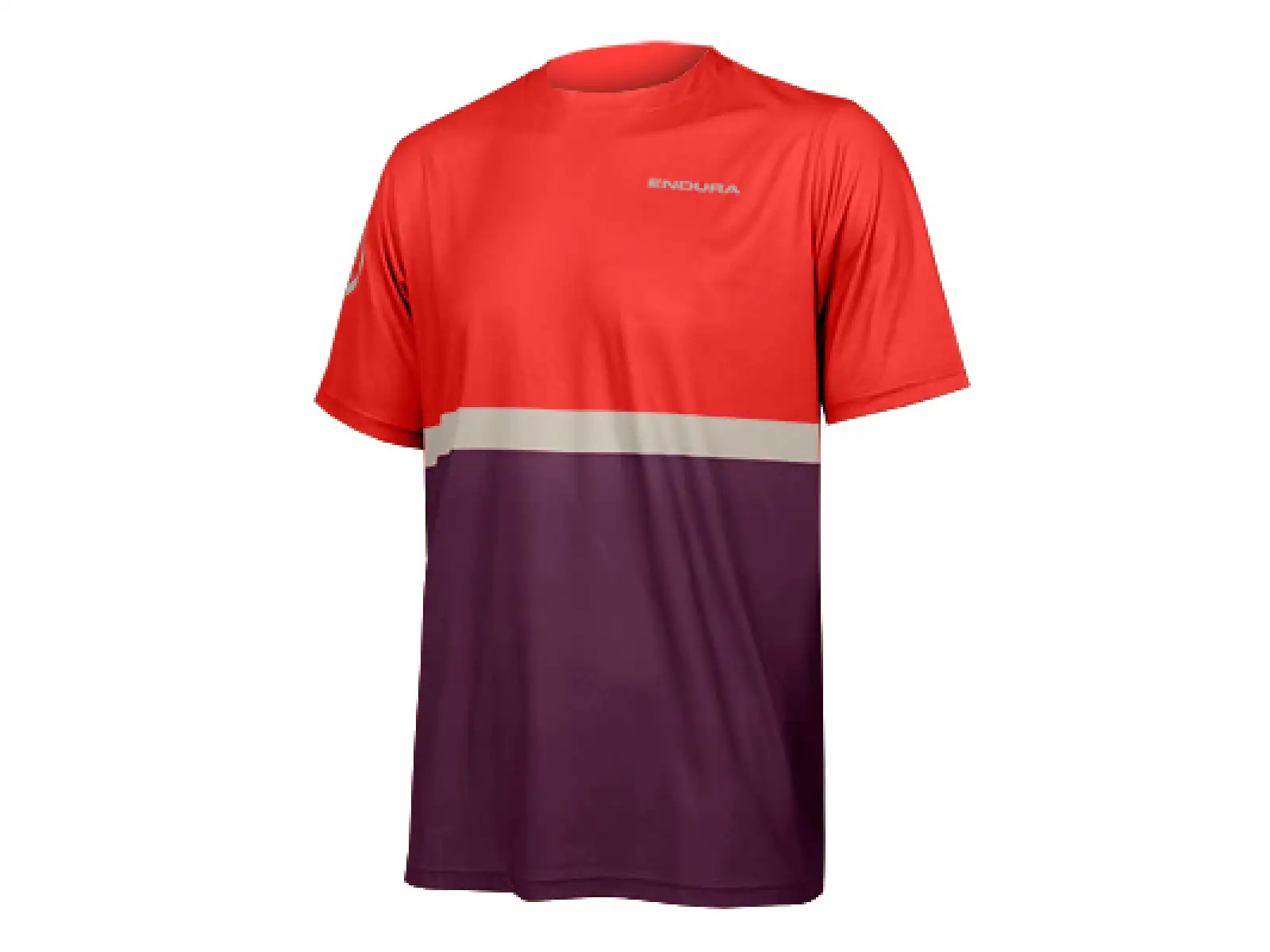 Endura SingleTrack Core Tee II Herren T-Shirt Kurzarm Aubergine
