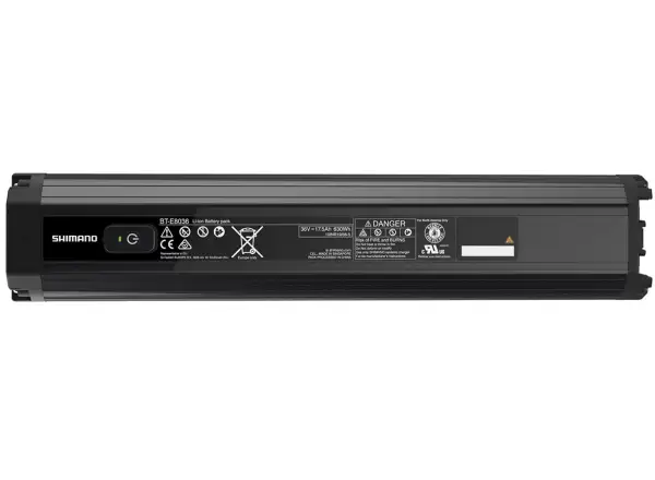 SHIMANO E-BIKE SYSTEMS Batterie BT-E8036 630 Wh integrierte Halterung, schwarz