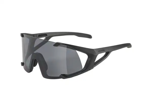 Alpina Hawkeye Brille All Black Matt