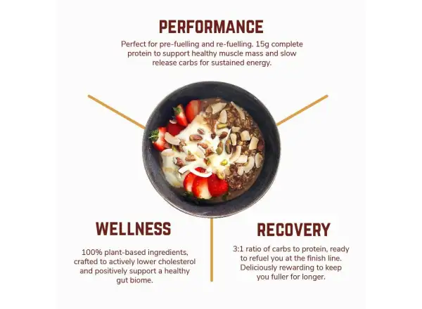 Veloforte Overnight Oats – Erdbeere & Kokos