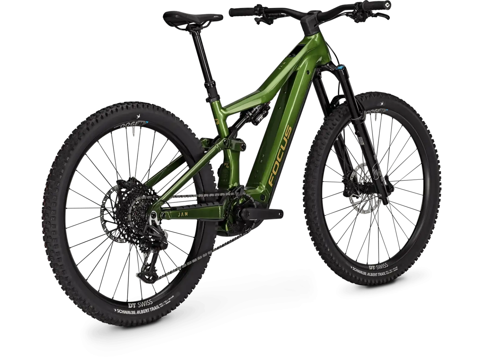 Focus JAM 9 800Wh vollgefedertes E-Bike Sprucegreen / Mossgreen
