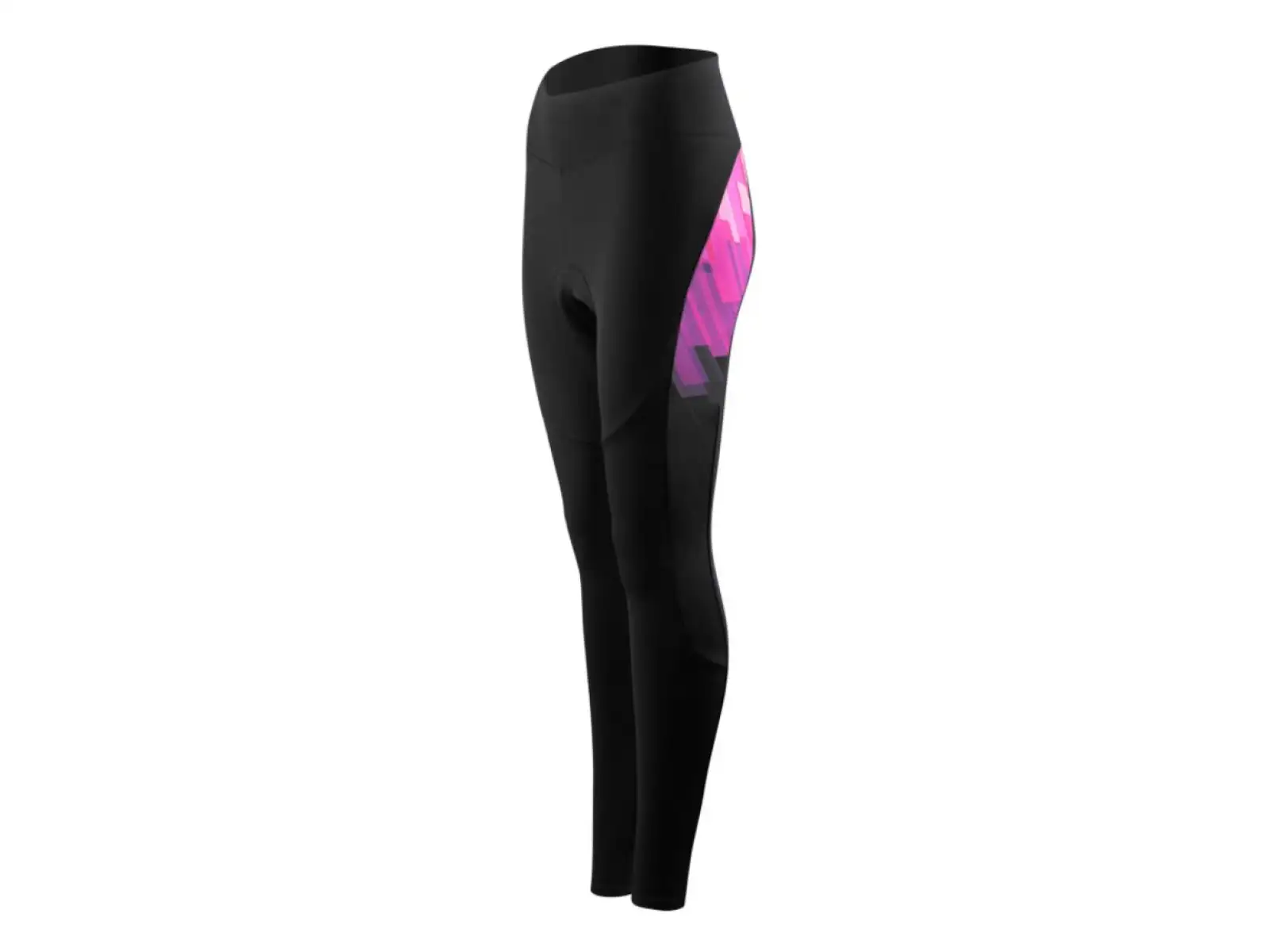 Force Ridge Lady Damenhose mit hoher Taille und Einlage Schwarz/Rosa