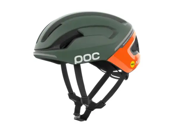 POC Omne Beacon MIPS Fahrradhelm Fluorescent Orange AVIP/Epidote Green Matt