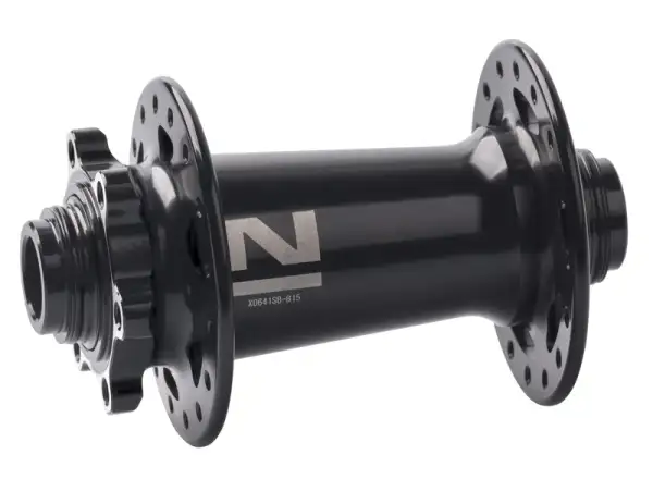 Novatec XD641SB-B15 Boost Vorderradnabe in Schwarz mit 32 Löchern.