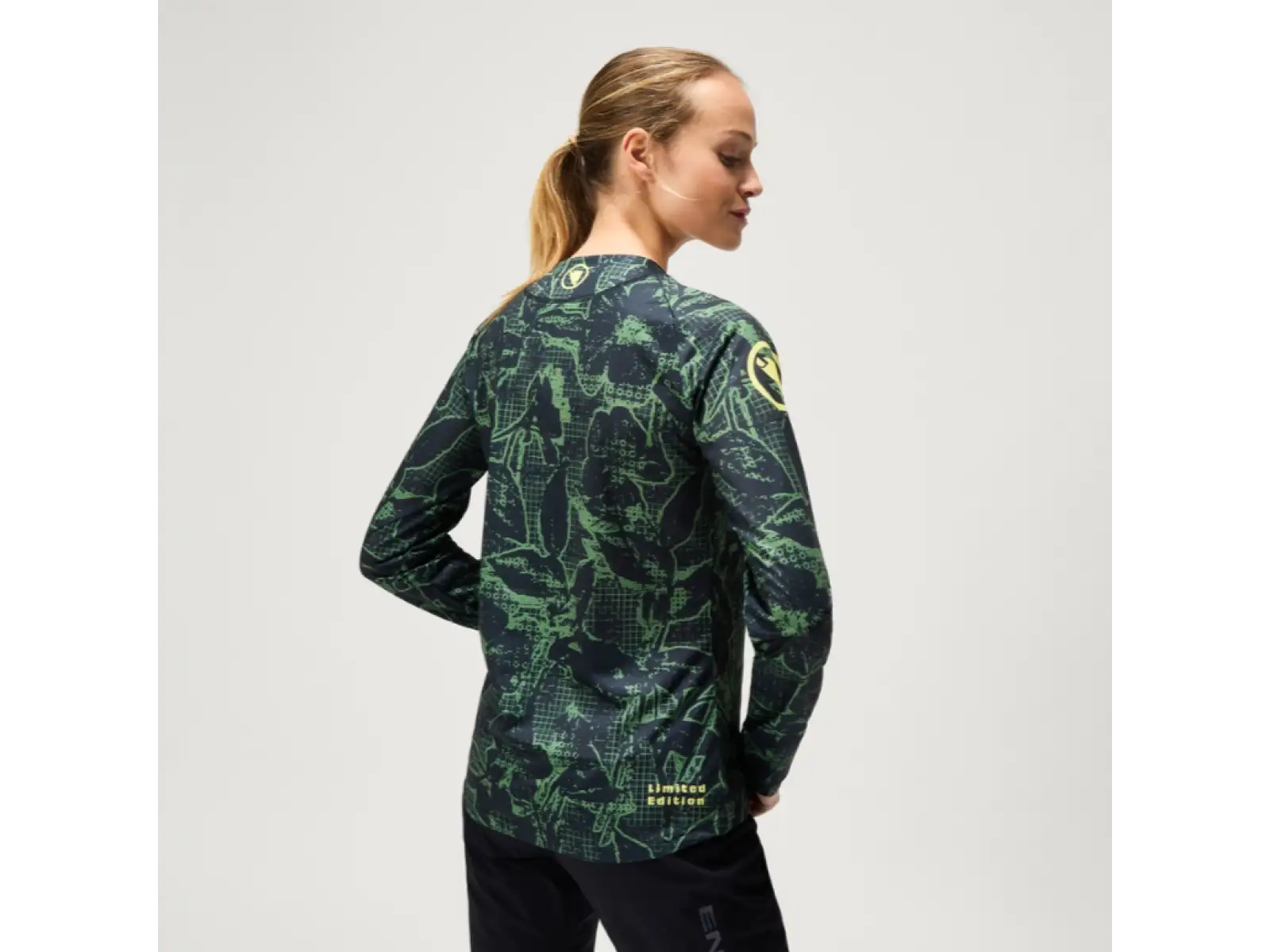 Endura Floral LTD Damen-Jersey langärmlig Black