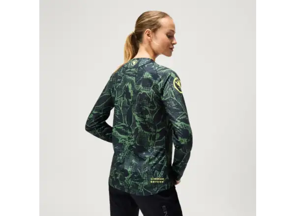 Endura Floral LTD Damen-Jersey langärmlig Black