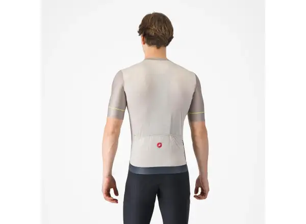 Fahrradtrikot Castelli Unlimited Endurance 2 Herren Kurzarm Silber