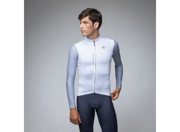 Alé PR-E Follow Me Herren isoliertes Trikot langer Ärmel White
