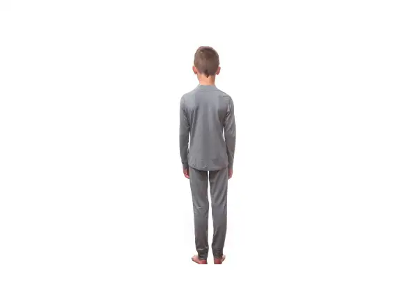 Sensor Merino Active Set Junioren langärmeliges Shirt + Hose grau