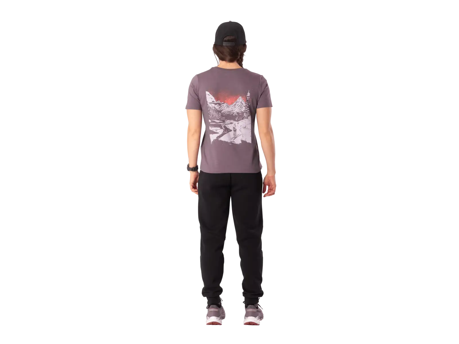 Dynafit Back Graphic Cotton Damen T-Shirt Kurzarm Ephemera/Valley