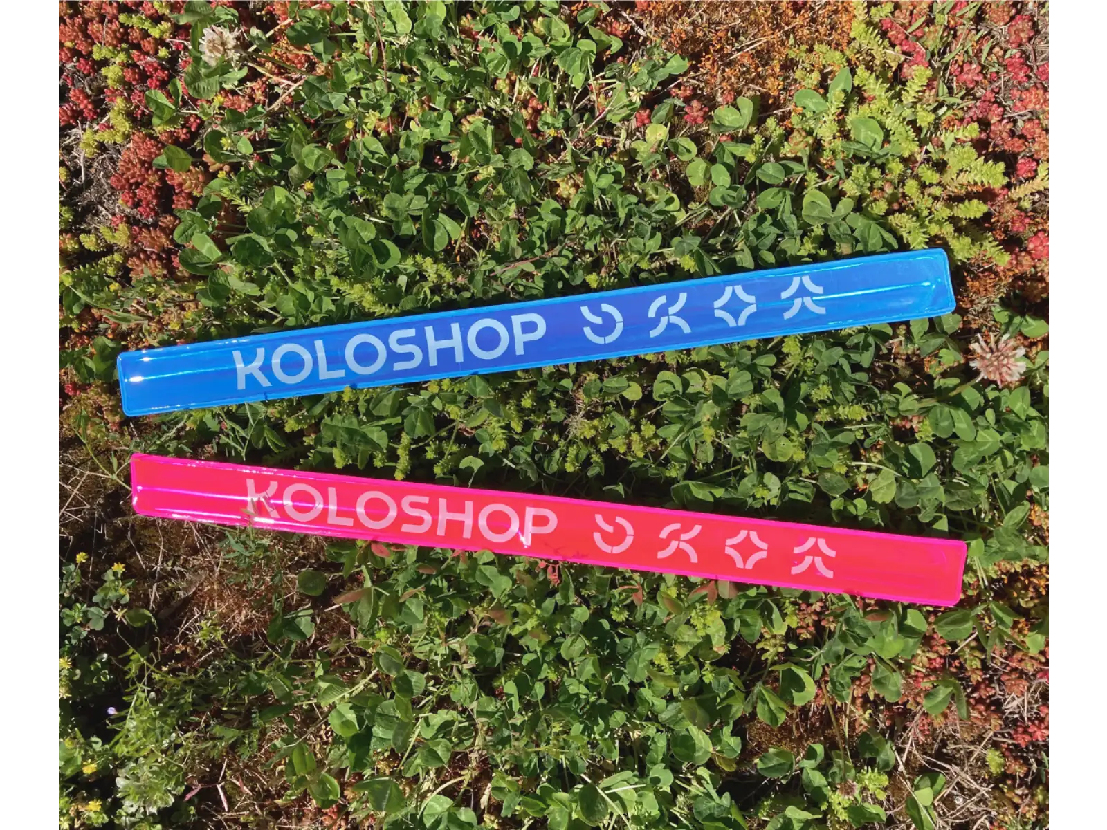 Koloshop Gürtel 40 cm reflektierend rosa