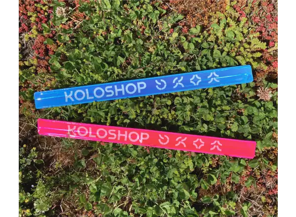 Koloshop Gürtel 40 cm reflektierend rosa