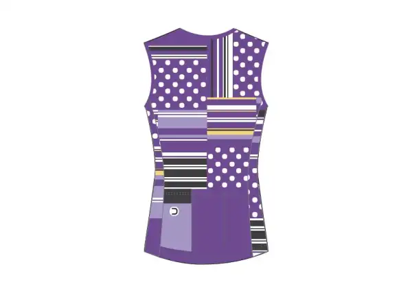 Dotout Square Damenärmelloses Trikot Violett